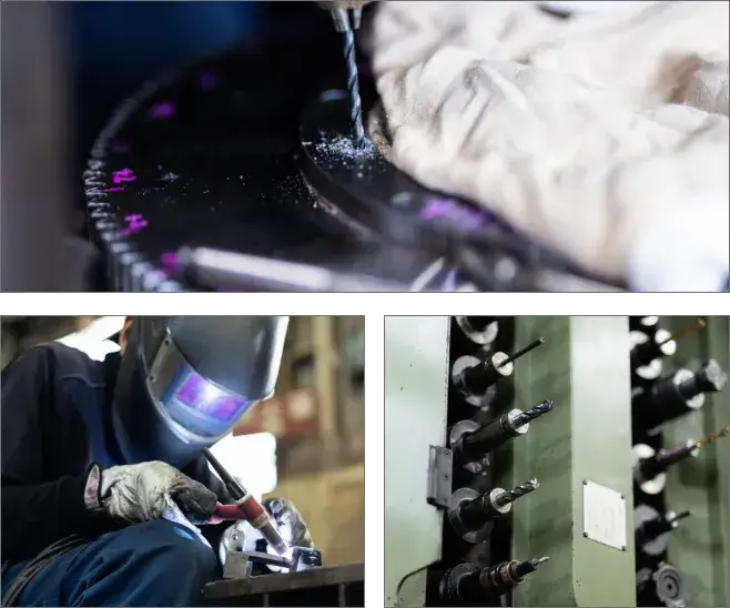 働いている様子